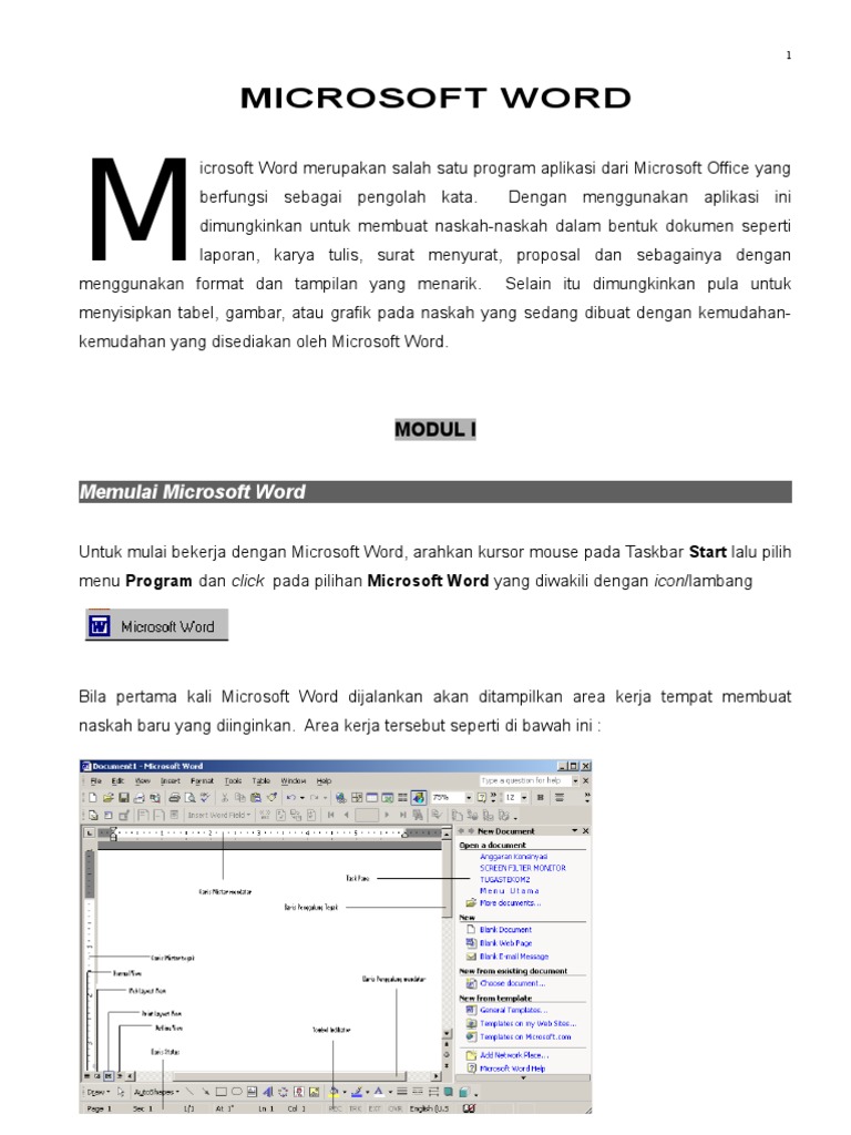 Materi Microsoft Word