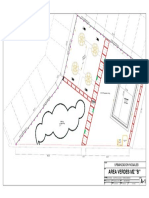 Planimetria de El Area Verde Nogales - Replanteo