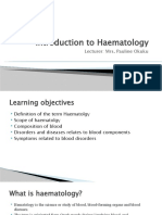 Introduction To Haematology