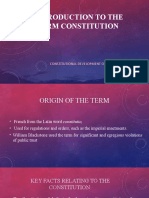 Lecture 2 Constitution
