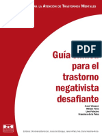 Guía Clínica Para El Trastorno Negativista Desafiante