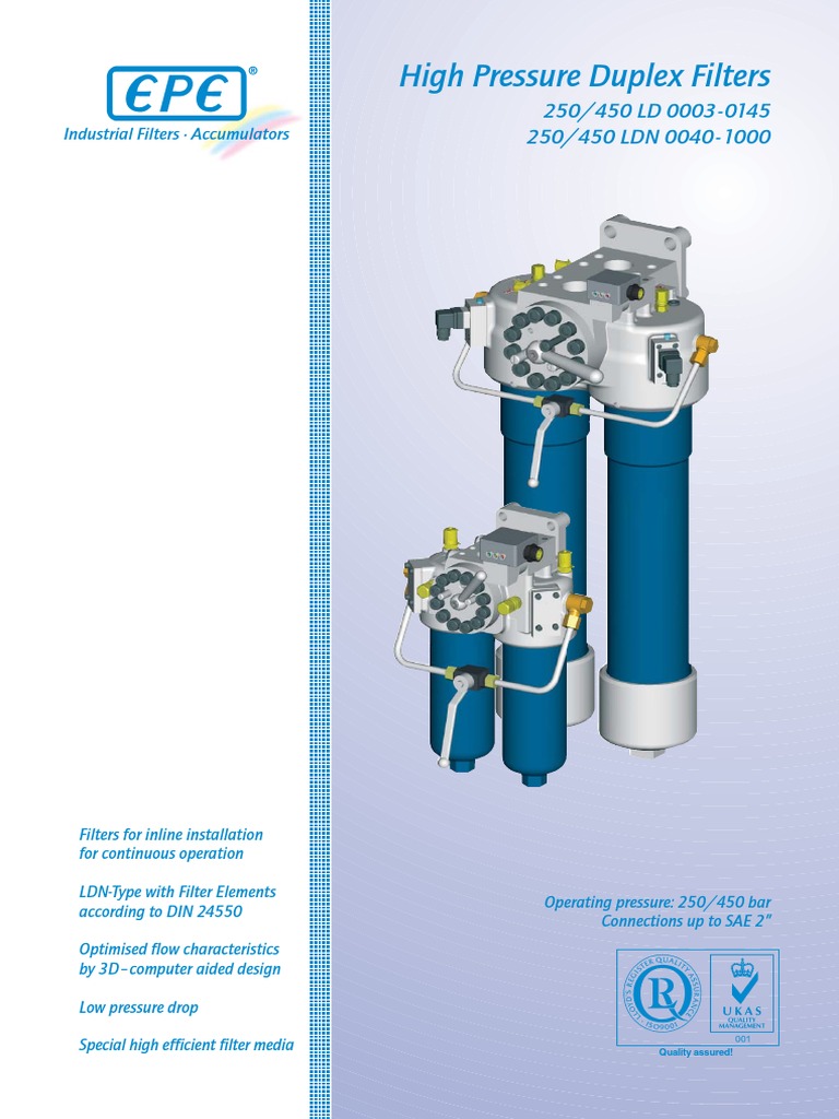 Duplex Filter EPE 450LD0020 - Steering | PDF | Liquids | Mechanical ...