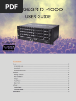 Stagegrid 4000 User Guide