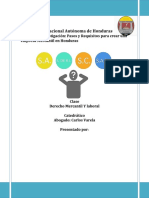 Universidad Nacional Autónoma de Honduras TRABAJO DERECHO