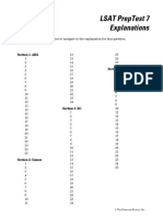 LSAT PrepTest 7 Explanations