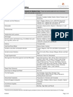 OTC Drug Listing for Medical Reimbursement