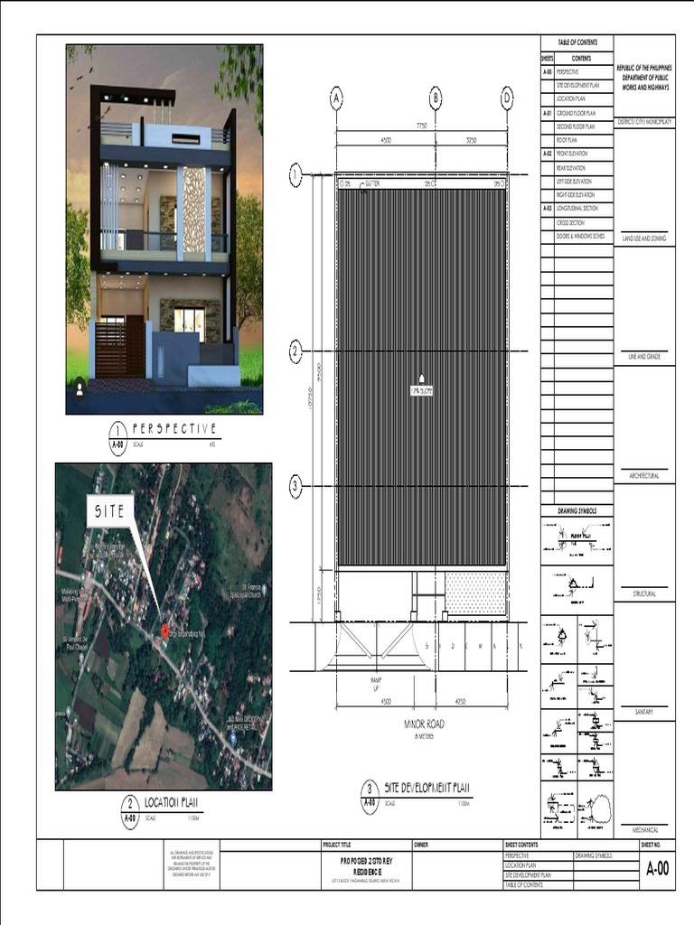 Proposed 2 Storey Residence Plan | PDF | Building Engineering ...