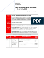 Proyecto Procesos Industriales Descripción Procesos Empresa en Chile ICIND 1-2023