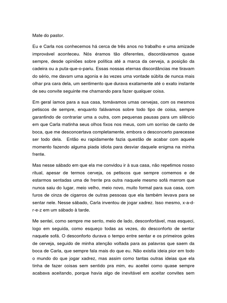 Xeque Do Pastor., PDF, Tempo