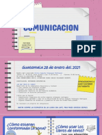 Comunicacion Primer Semestre 2021