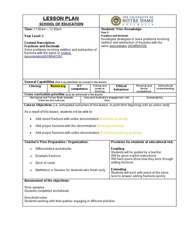 adding fractions grade 7 pdf