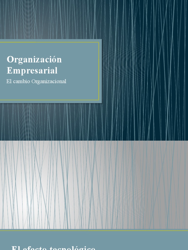 Cambio Cultural y Tecnología Organizacional | PDF | Sociedad ...