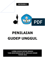 Instrumen 2 PENILAIAN GUDEP UNGGUL 2016