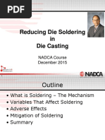 Reducing Die Soldering in Die Casting - NADCA