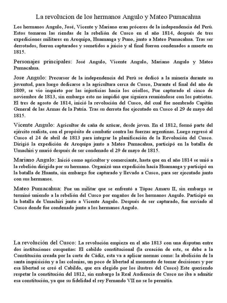 La revolucion de los hermanos Angulo - 1691537826