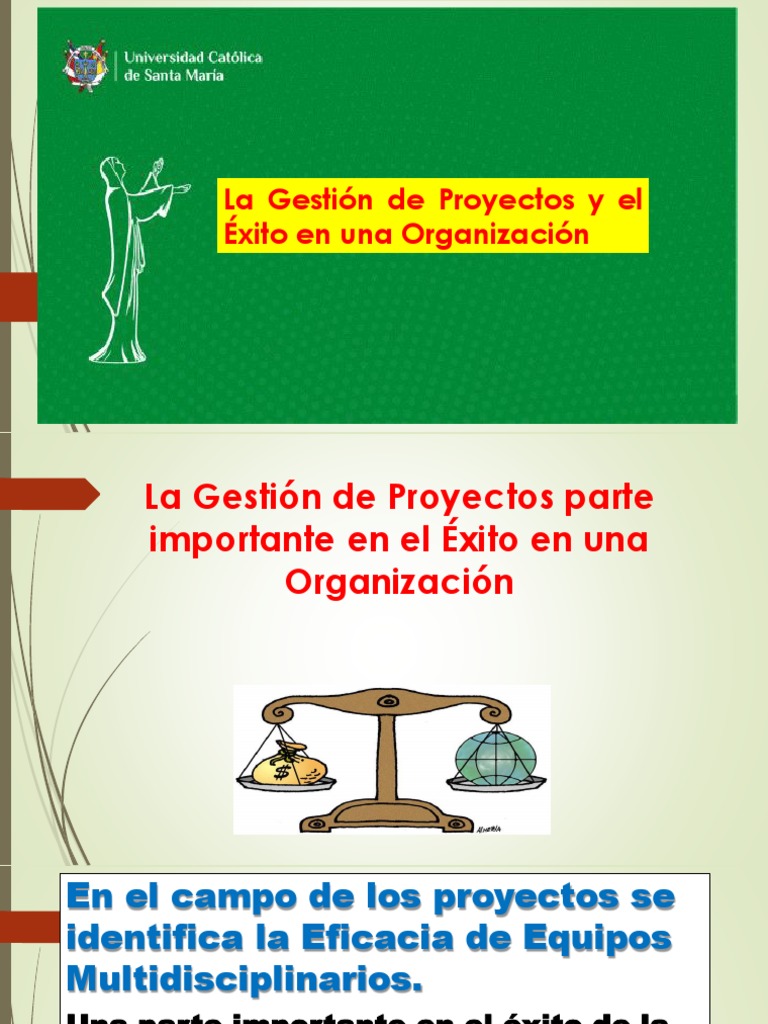 La Gestión de Proyectos y El Éxito en Una Organización | PDF