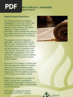 Download ATS Graduate Diploma in Biblical Languages GDip BL by Ats Connect SN66384099 doc pdf