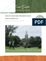 Golf and Grounds Maintenance Safety Manual