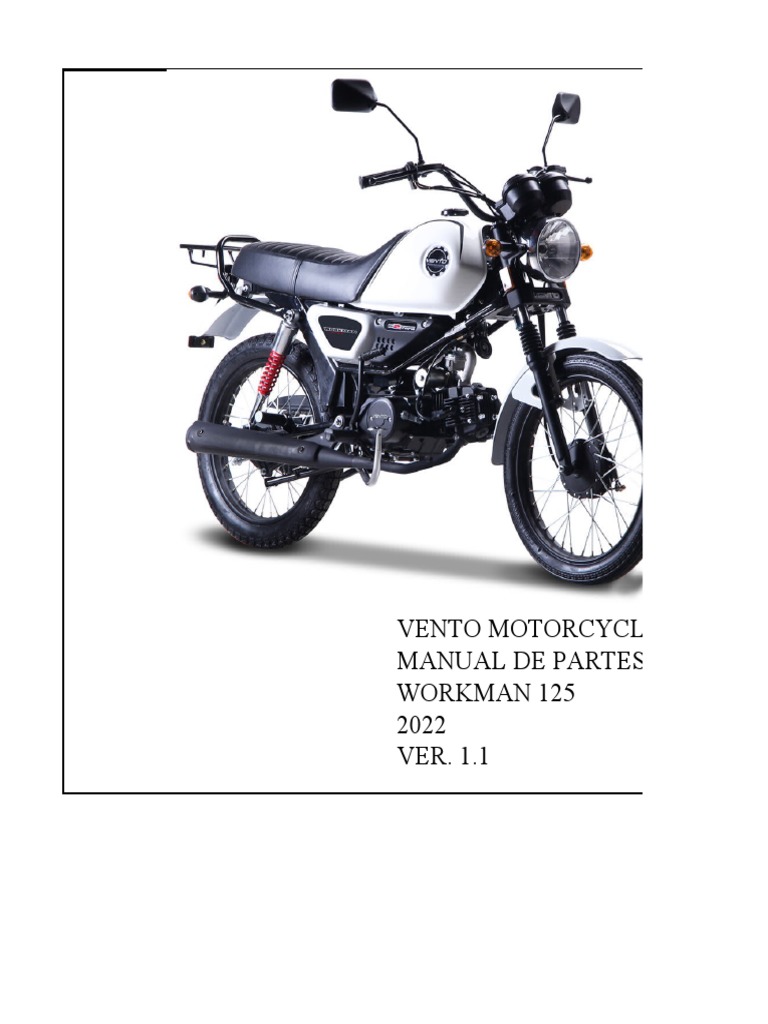 Vento Workman 125 Parts Manual 2022 | PDF | Sports & Recreation | Home ...