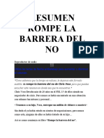 Resumen de Rompe la Barrera del No. E-book. Formato EPUB - Mente B -  UNILIBRO