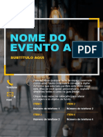 Folheto de Evento