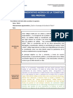 Ficha para El Texto Argumentativo Del Proyedc