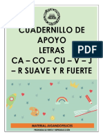 Cuadernillo de Apoyo PDF CA Co Cu - J - V - R Suave y Fuerte