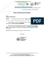 Carta #001-2023. Solicitud de Certificación - Desistimiento de Internet