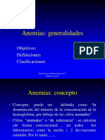 Generalidades de Anemias