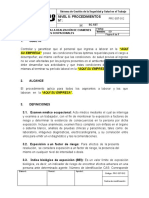 PRC-SST-012 Procedimiento para La Realización de Examenes Medicos Ocupacionales