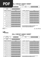 XN-L Check Assay Sheet (21821402)