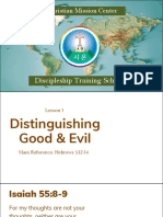 Distinguishing Good and Evil 17