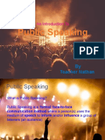 An Introduction To Public Speaking