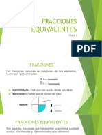 Tema 1. Fracciones Equivalentes (PP)