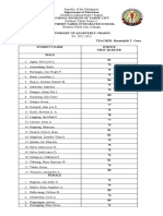 2nd Quarter Science 8