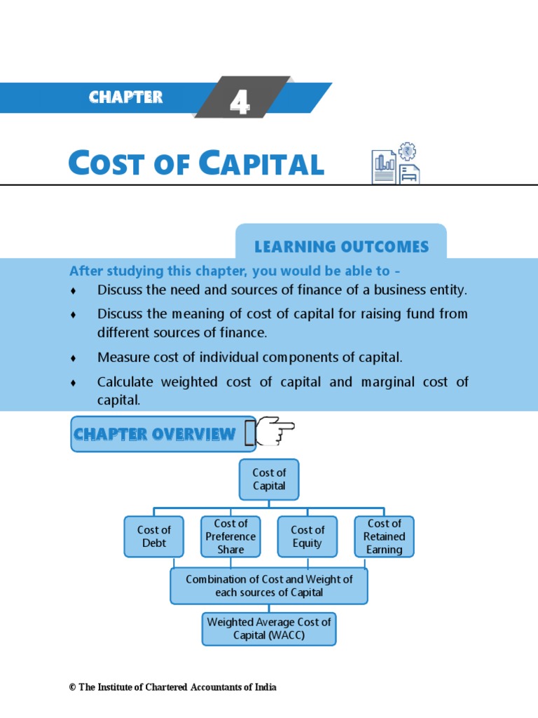 Chapter 4 Cost Of Capital Pdf