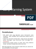 Early Warning System: Disampaikan Oleh: DR - Rifandi Suryaman, SP - An