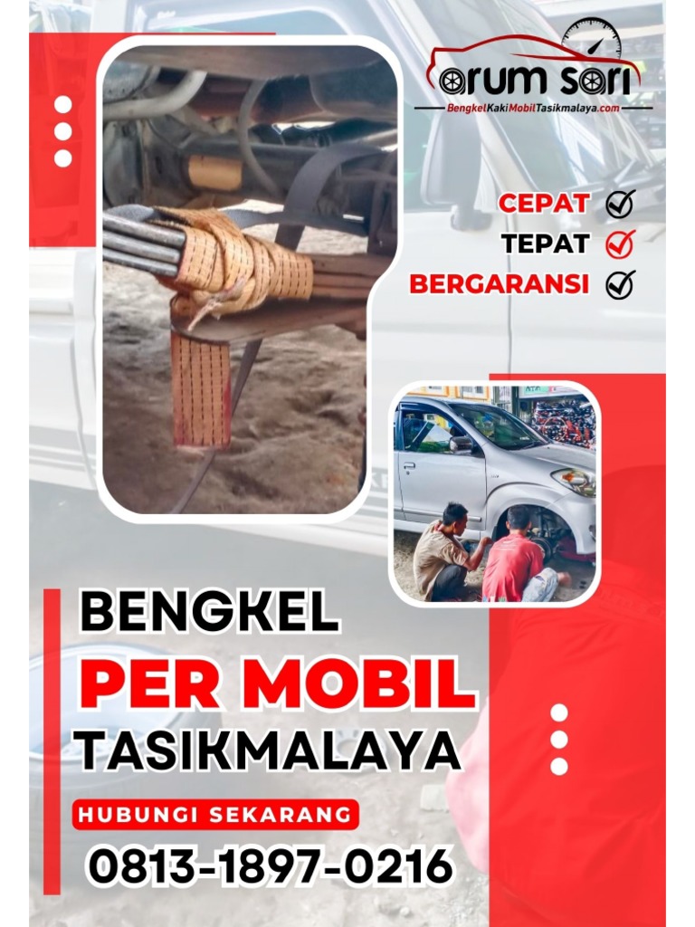 Pengunjung bengkel modifikasi mobil di Kebon Jeruk