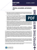 POST-2015 Effective and Accountable Institutions
