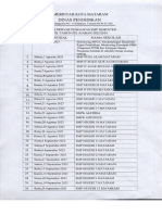 Jadwal Supervisi SMP