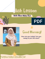 English Lesson Comparative Degree With Miss Hilda Nur