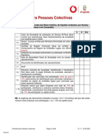 Checklist para Pessoas Colectivas - Versao 2022