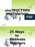 Instructors Motivation: Click To Edit Master Subtitle Style