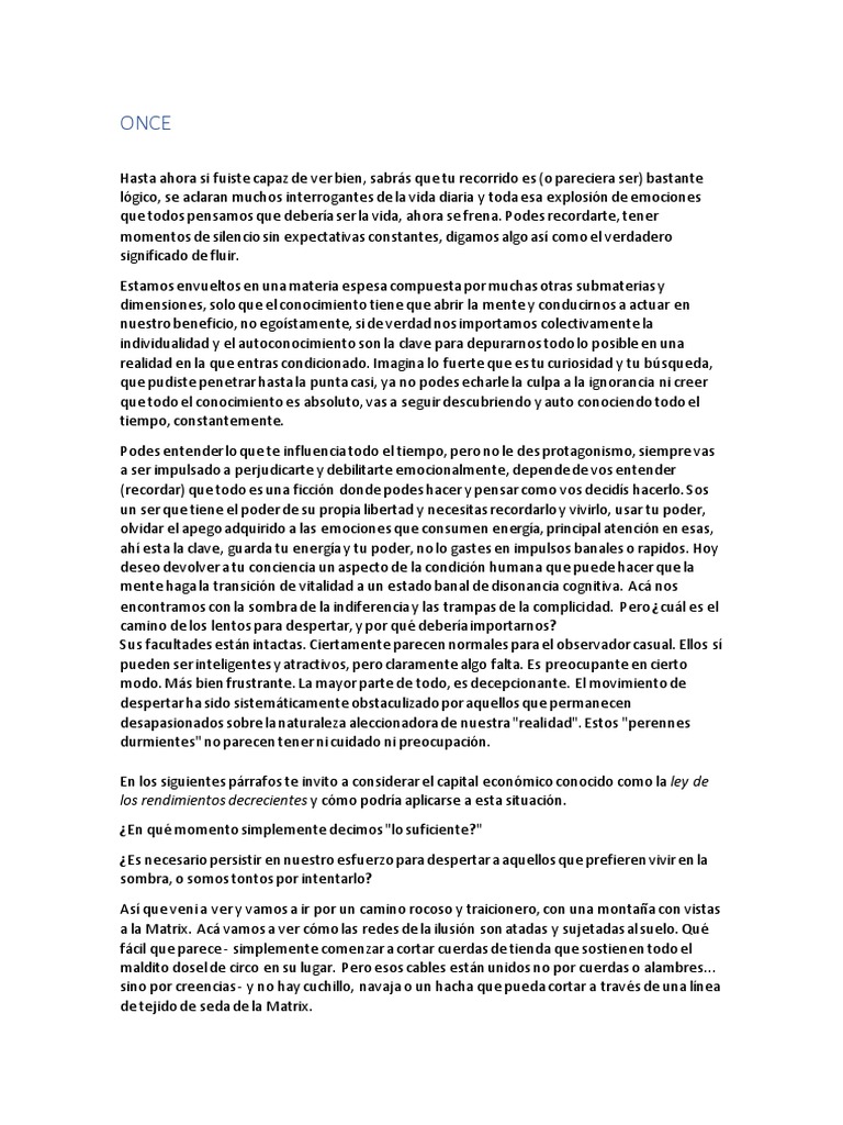 La Clave del Poder en la Matrix | PDF | Conocimiento | Verdad