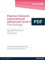 Edexcel-International Specifications IAL Psychology v2