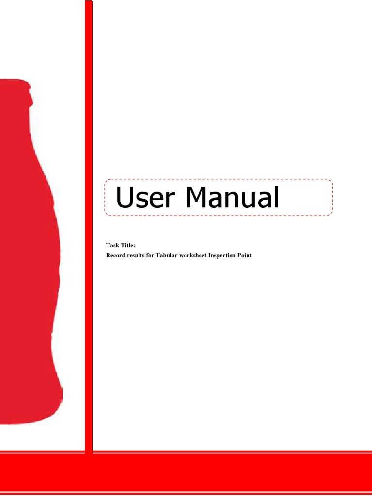 QA Inspection Guide for Coke One | PDF | Technology & Engineering
