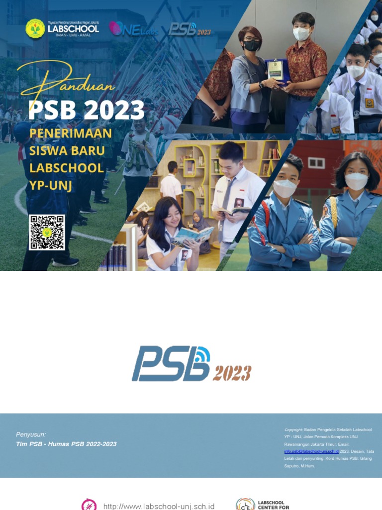 Panduan PSB Labschool 2023 Jalur Tes | PDF