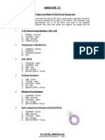 Electrical Specifications