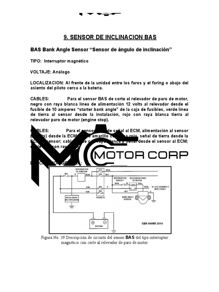 09 BAS Sensor de Inclinación HONDA | PDF | Inyección de combustible ...