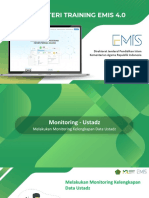 6.4 Monitoring - Melakukan Monitoring Kelengkapan Data Ustadz